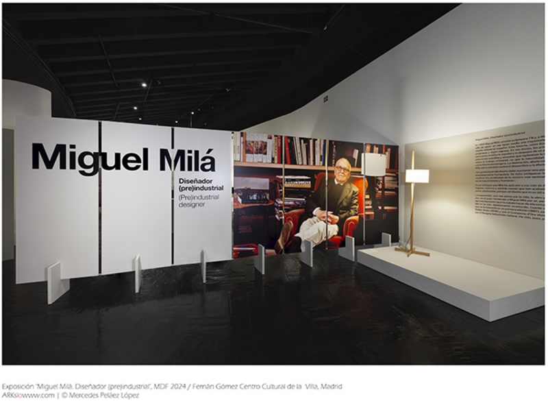 Expo 'Miguel Milá', MDF 2024, Centro Cultual de la Villa, Madri