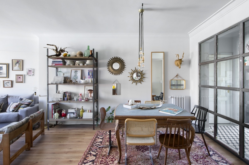Comedor de Gaila González, del estudio Egue y Seta en A Coruña.