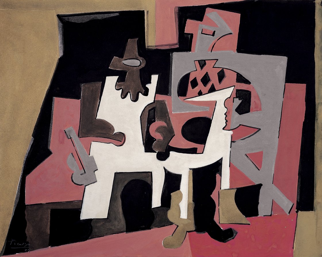 Picasso_Sintítulo_Arlequín_Polichinela